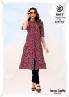 Jeevan Sathi Vol 4 By Deeptex A Line Cotton Printed Kurtis 